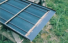 The BTU Bucket's housing is fiberglass.